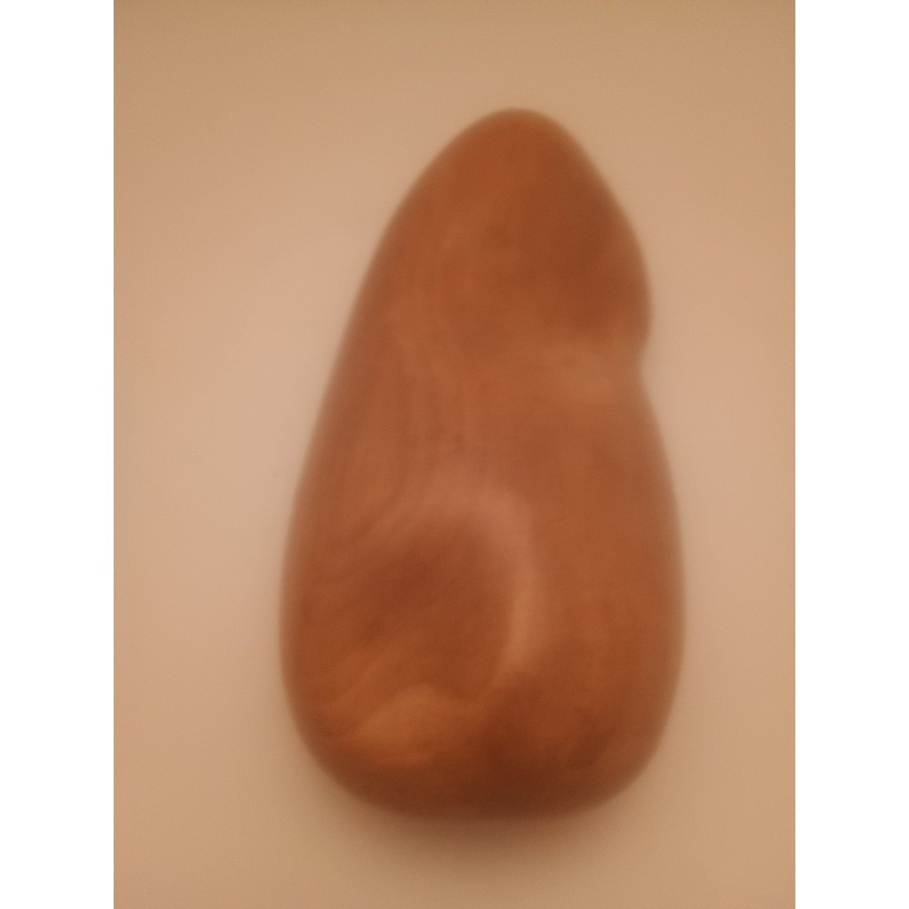 Vintage Large Wooden Peanut Or Potato Paperweight Decor